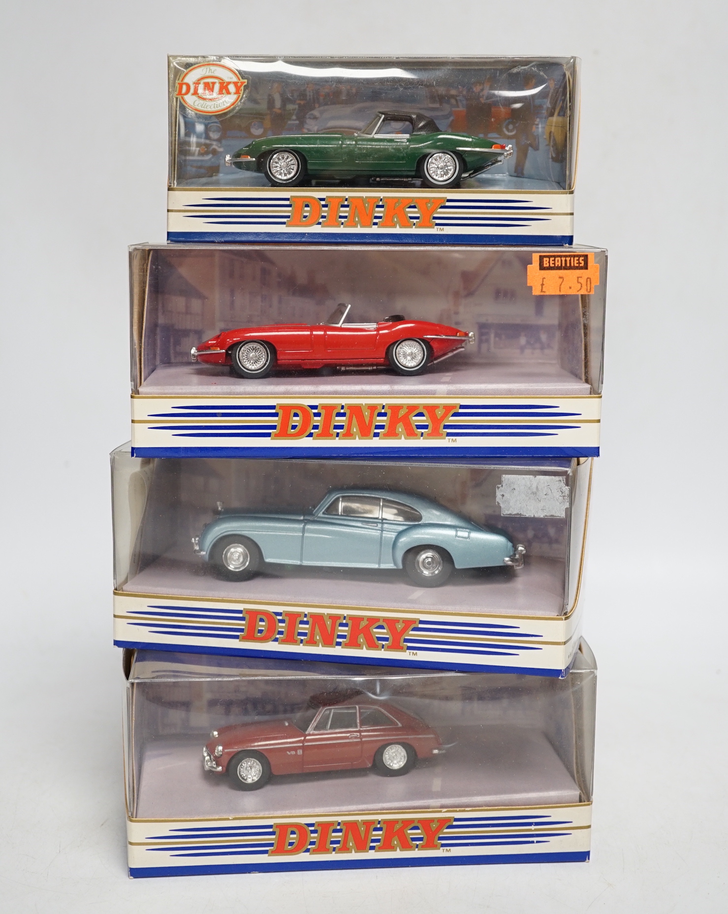 Thirty-six diecast etc models by Matchbox Dinky, Franklin Mint, Corgi Classics, Collection Armour, etc.